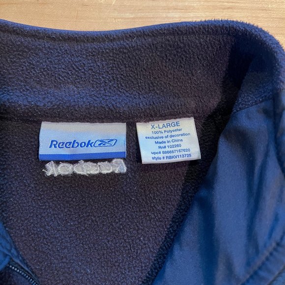Reebok Women's Black Fleece Vest Size XL - Picture 5 of 9
